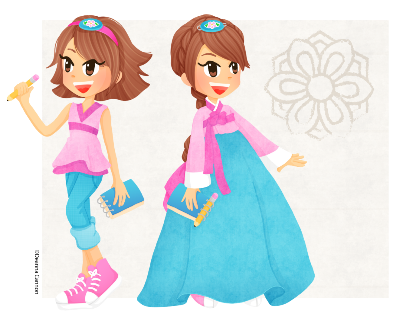 Bitna Character Design Full Color