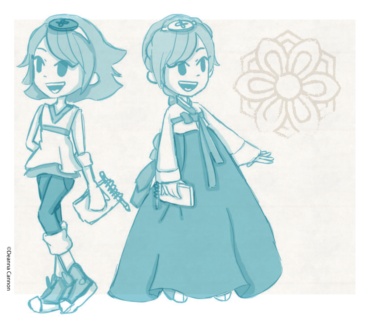 Bitna Character Design Rough